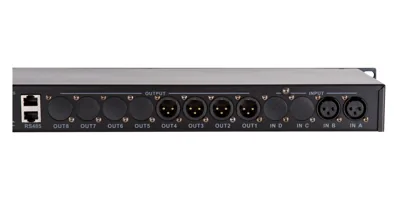 dB-Mark DP24+ — Balanced XLR input and output connections