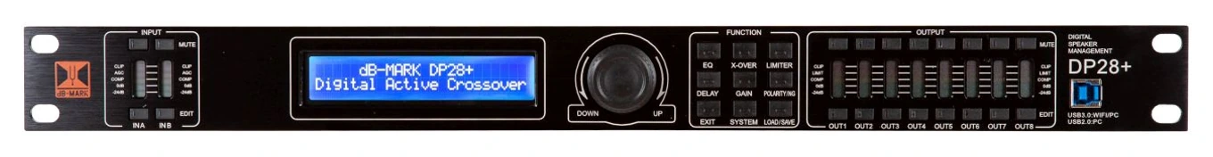 dB-Mark DP28+ — Front view