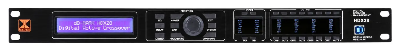 dB-Mark HDX28  — Front view