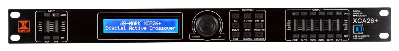 dB-Mark XCA26+ — Front view